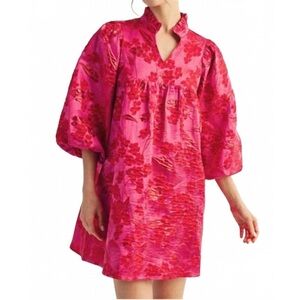 JODIFL Pink Floral Mini Dress